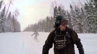 preview picture of video 'Snowboarding in Brian Head Utah'