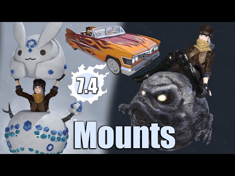 All NEW 7.4 Mounts & How To Get Them | 4K UHD