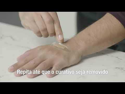 Remova corretamente os Curativos À Prova D'Água Nexcare®!