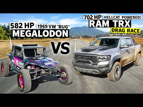 $100K Ram TRX drag races Blake Wilkey’s 650hp Race Buggy