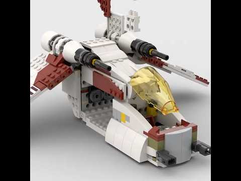 LEGO Star Wars Republic Gunship LAAT/i - Alternate Build of 75432 V-19 Torrent Starfighter