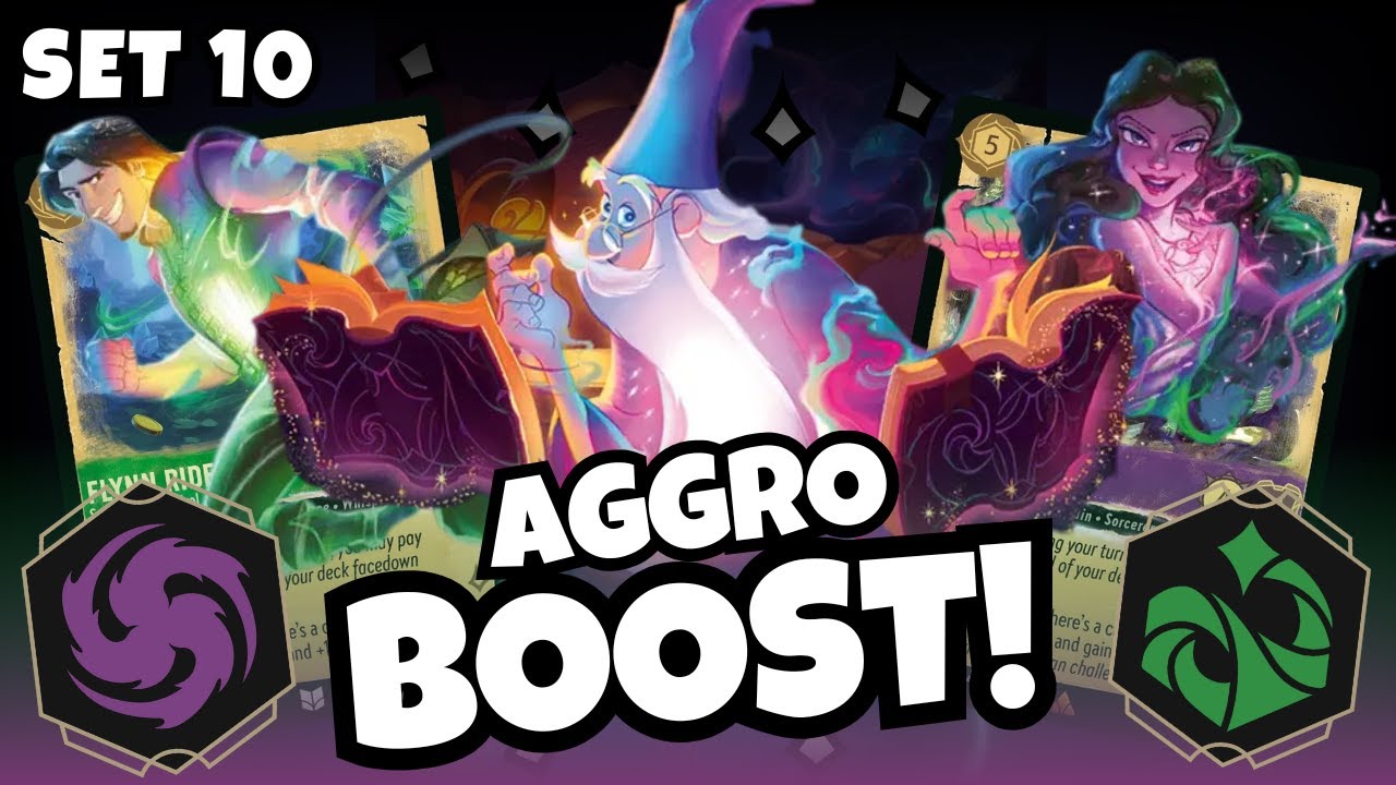 Lorcana Set 10 Deck - Aggro Boost!