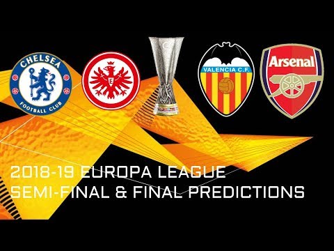 2018-19 EUROPA LEAGUE SEMI FINAL & FINAL PREDICTIONS | ARSENAL V CHELSEA FINAL?!