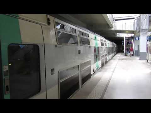 Train et bus à Cergy le haut (ft Cergy pontoise Tc)