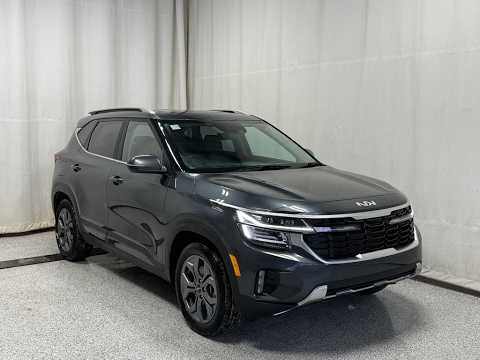 2024 Kia Seltos EX AWD in Gray for sale at Park Mazda in Sherwood Park, AB