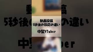 VTuberが動画を投稿した5秒後の反応の違いあるある #Shorts