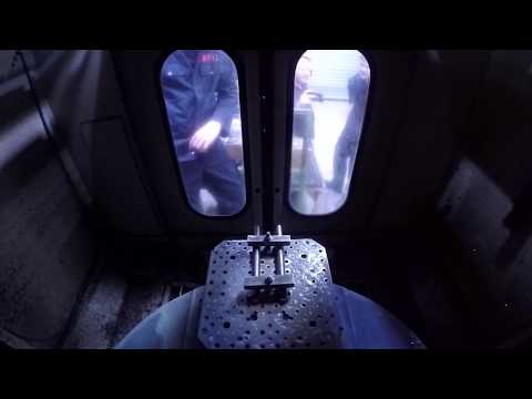 OKK HM4 Horizontal CNC Machine Internal View