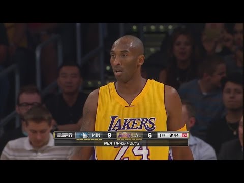 Kobe Bryant 24 Points vs Minnesota Timberwolves - Full Highlights 28/10/2015