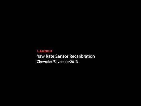 Launch | Chevrolet Silverado: Yaw Rate Sensor Recalibration