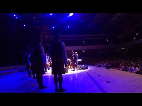 SFU Pipe Band Hallelujah arranged by Lincoln Hilton Stage Right GoPro View