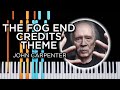 The Fog End Credits Theme (John Carpenter) - Piano Tutorial