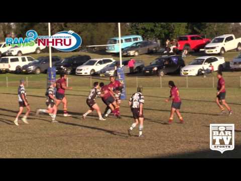 2017 RAMS NHRU Round 10 Premier 1 Highlights - Lake Macquarie Roos v Nelson Bay Gropers
