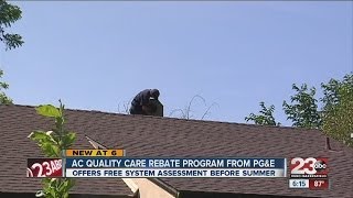 AC quality care rebate program from PG&E