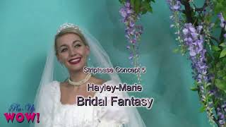 Striptease Concept 5: Hayley-Marie in Bridal Fantasy