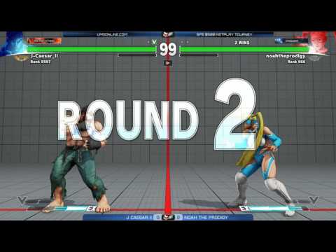 Street Fighter 5 Tournament: UMGOnline.com $500 Tourney - J Caesar II (Ryu) v Noah (R. Mika)