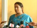 Smt Smriti Irani Byte On Congress MPs Protest 07 08 2015