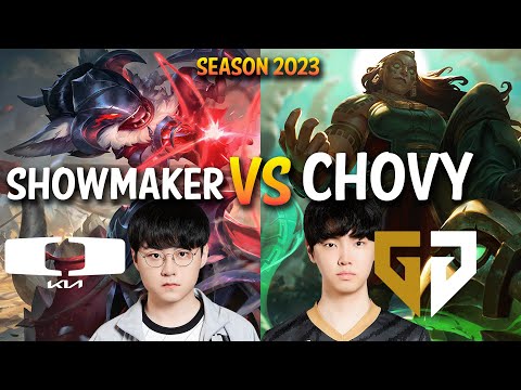 DK Showmaker vs GEN Chovy - Showmaker KLED vs Chovy ILLAOI Mid - Patch 13.13 KR Ranked