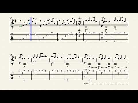 Es atnācu uguntiņu (Easy guitar fingerstyle)