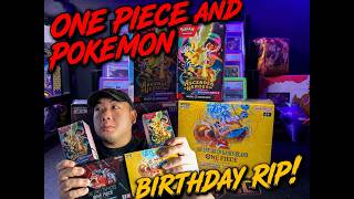 Ripping Pokemon and One Piece for my BDAY!
