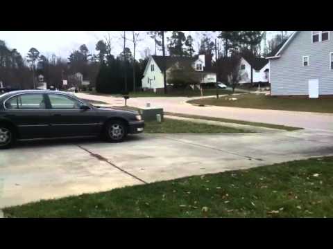 The cars are falling