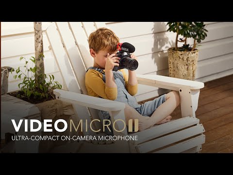 Introducing the VideoMicro II Ultra-Compact On-Camera Microphone