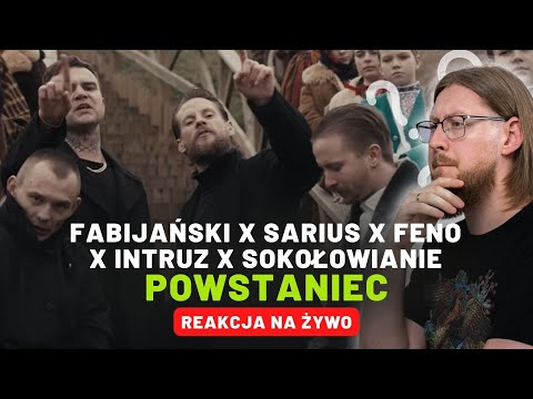 Fabijański x Sarius x Feno x Intruz x Sokołowianie "Powstaniec" | REAKCJA NA ŻYWO 🔴