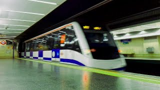 🚇 CLASS 8400 departing O'DONNELL (Madrid metro)