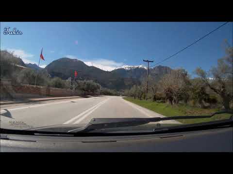 Driving to Mystras on February 28 - An almost summer day