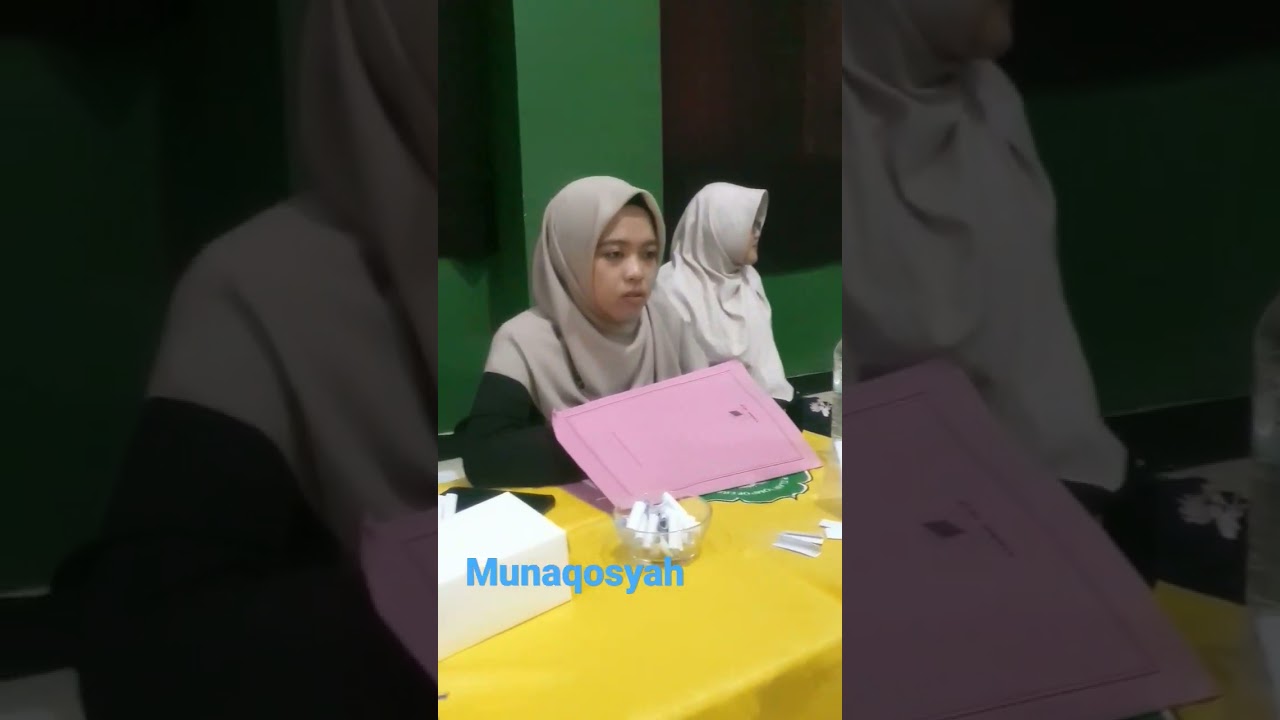 Munaqosyah adalah ujian akhir siswa manakala siswa telah menuntaskan pembelajaran Al Quran