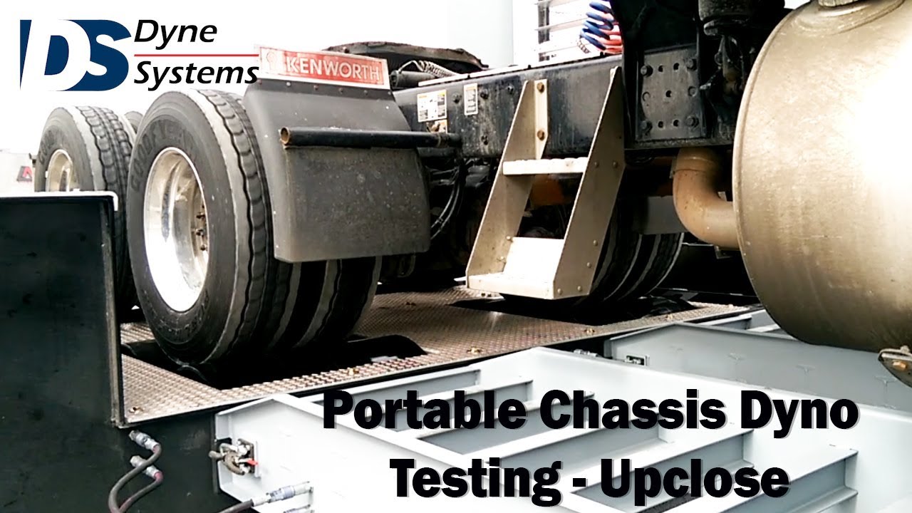 Portable Chassis Dynamometer TD-24-AC-T Testing Close