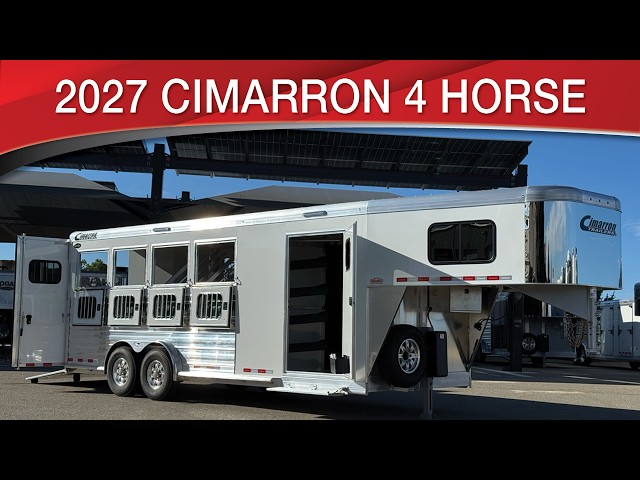 Preview image of 2027 Cimarron Norstar 4 Horse Extra Tall Extra Wide Custom Gooseneck youtube video