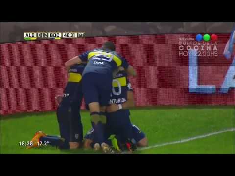 Gol de Centurión (0-2) / Aldosivi 0-4 Boca Juniors - Fecha 28 Torneo Argentino 2016/17