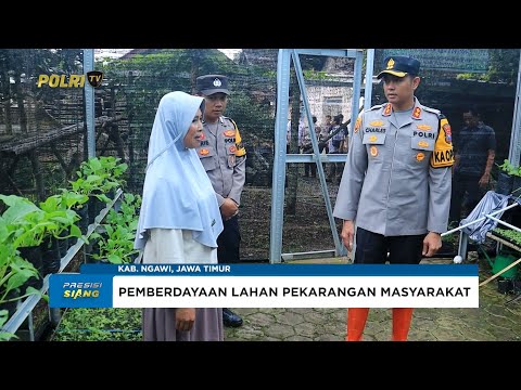 POLRES NGAWI DUKUNG KETAHANAN PANGAN NASIONAL