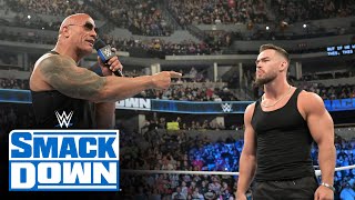 FULL SEGMENT - The Rock returns to dismantle Austin Theory: SmackDown highlights, Sept. 15, 2023