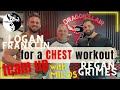 Regan Grimes and Logan Franklin team up for a CHEST workout with Milos Sarcev