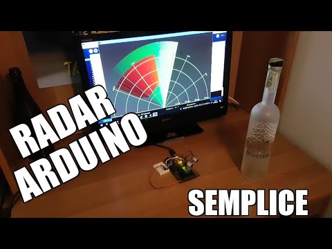 RADAR Arduino tutorial Come Realizzare un RADAR sensore HC-SR04 Progetto Maturità (semplice)
