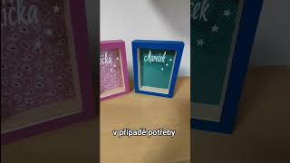 Dětská pokladnička rámeček s princeznou