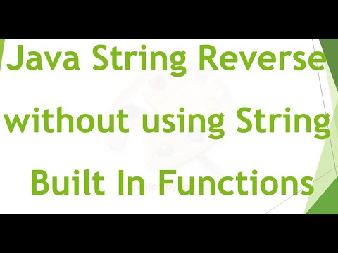 Reverse String Without Using Pre Define Methods Interview