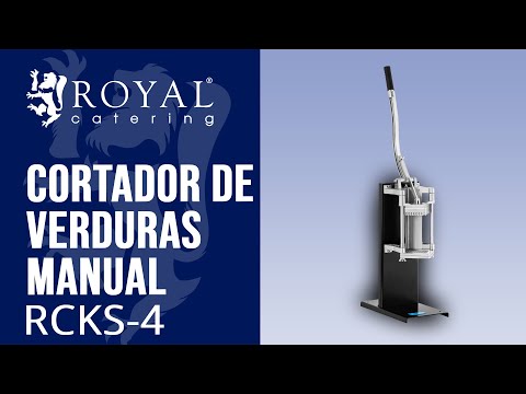 vídeo - Cortador de verduras manual - 5 cuchillas