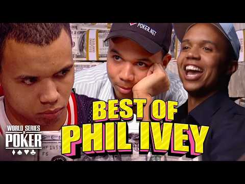 The Evolution of Phil Ivey! World Series of Poker MEGA Compilation!