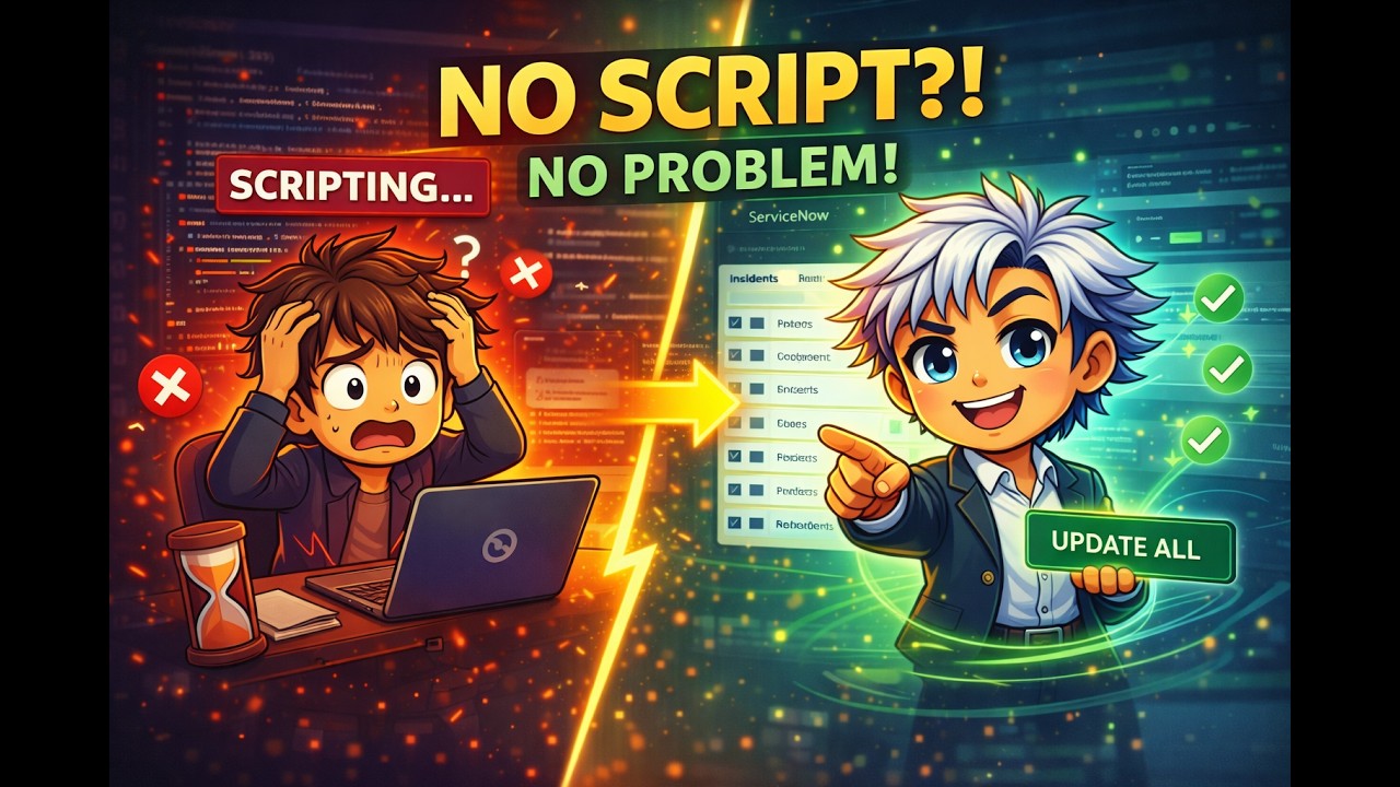 How To: Bulk Update Records without Scripting in ServiceNow