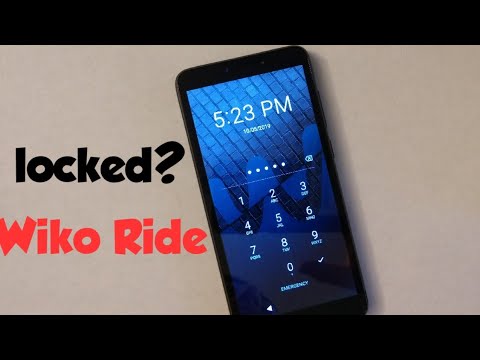 Wiko Ride how to reset forgot password , screen lock?