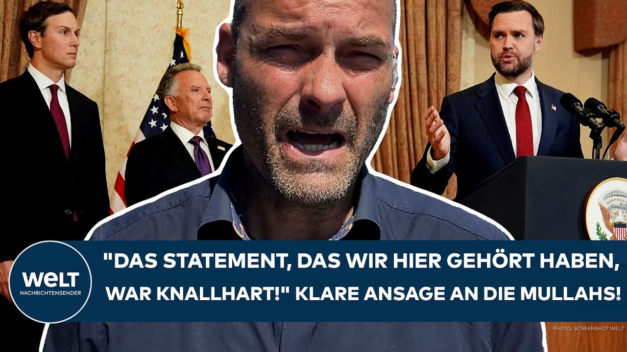 IRAN-KRIEG: "Das Statement, das wir hier gehört haben war knallhart!" Klare Ansage an die Mullahs!