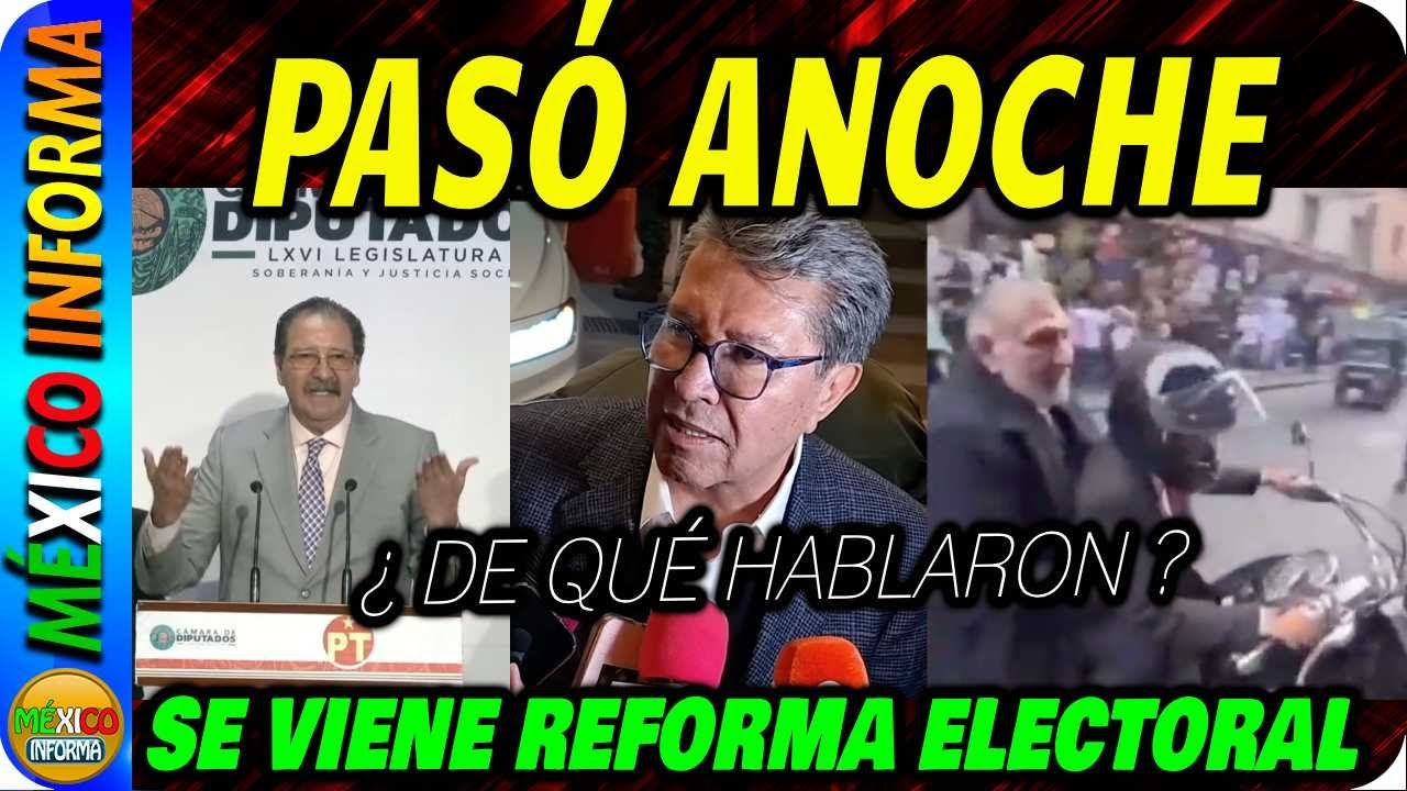 PASÓ ANOCHE: DIERON LOS DETALLES DE LA REUNIÓN PARA LA REFORMA ELECTORAL¿QUE PASA CON EL PT Y VERDE?