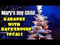 Mary's Boy Child - karaoke with background vocals