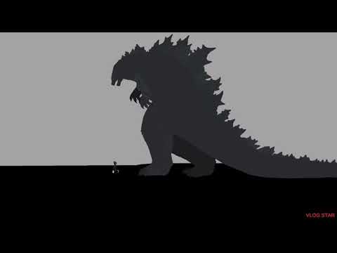 Sticknodes | godzilla vs cartoon cat