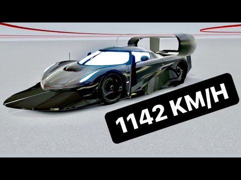 Koenigsegg 700+ Concept 1142 KM/H Top Speed at Endless Track