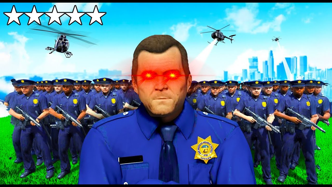警察が市民を襲うおかしなゲーム？？？？【GTA5】