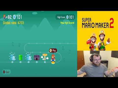 Super Mario Maker 2 Endless Challenge Easy Mode - 101 levels beaten