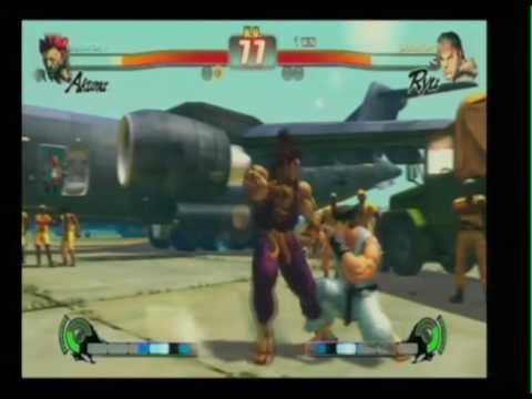 Shirl (Akuma) vs Angel666 (Ryu) - AEX Ranbat Roma 2.4 [Street Fighter IV tournament]